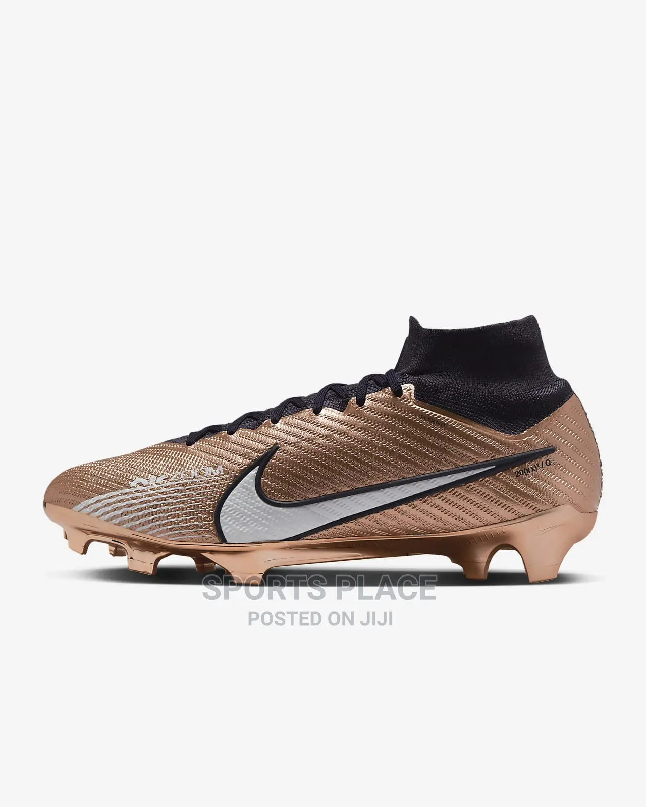 Mbappe Nike Air Zoom Metallic Copper Football Cleats/Shoes