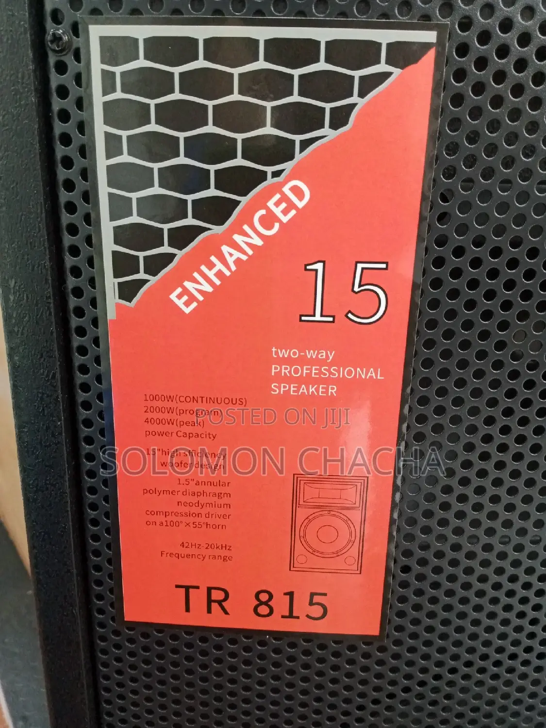 Trill 15"Profession Speaker 1000W