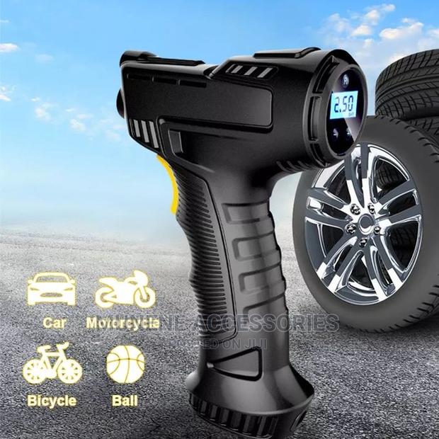 120W Car Air Compressor Electric Tire Inflator Digital Pump - thumbnail 4