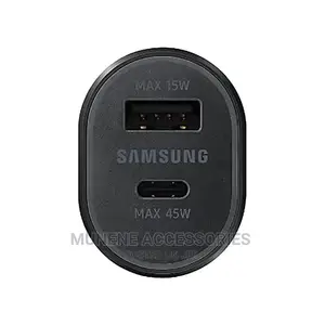 Samsung Super Fast Dual Car Charger (45W+15W) Two Port Pd