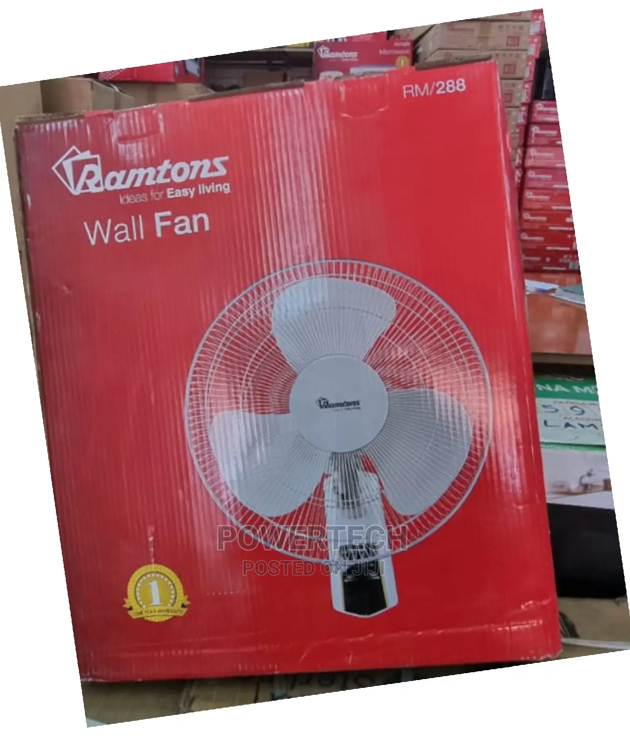Wall Fan With Remote