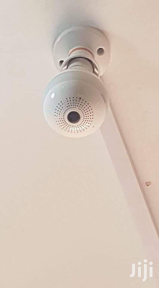 View Your Home Wherever You Are via Spy Bulb Camera