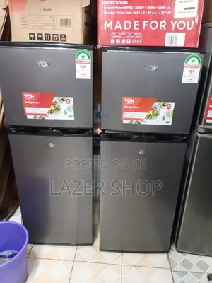 Von VART-19DHS Double Door Fridge 136L -