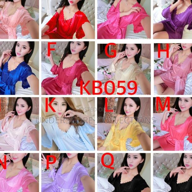 Highend Ladies Two Piece Silk Sleep Wear - thumbnail 2