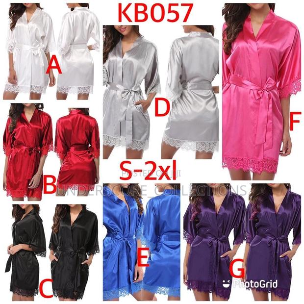 Highend Ladies Two Piece Silk Robe - thumbnail 2