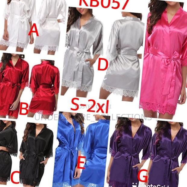 Highend Ladies Two Piece Silk Robe - main view