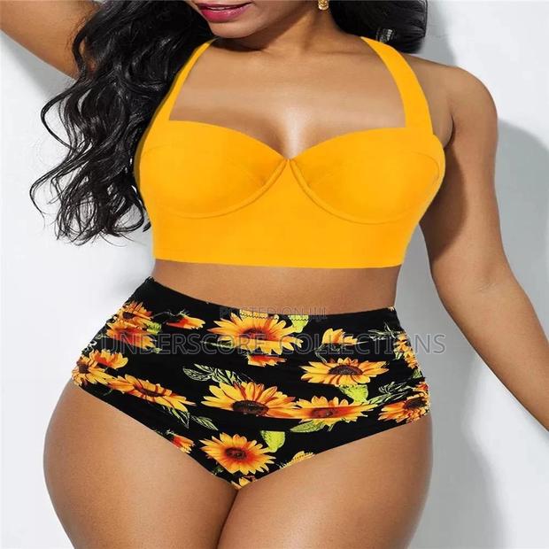 Ladies Plus Size Fitting Two Piece Swim Suit - main view