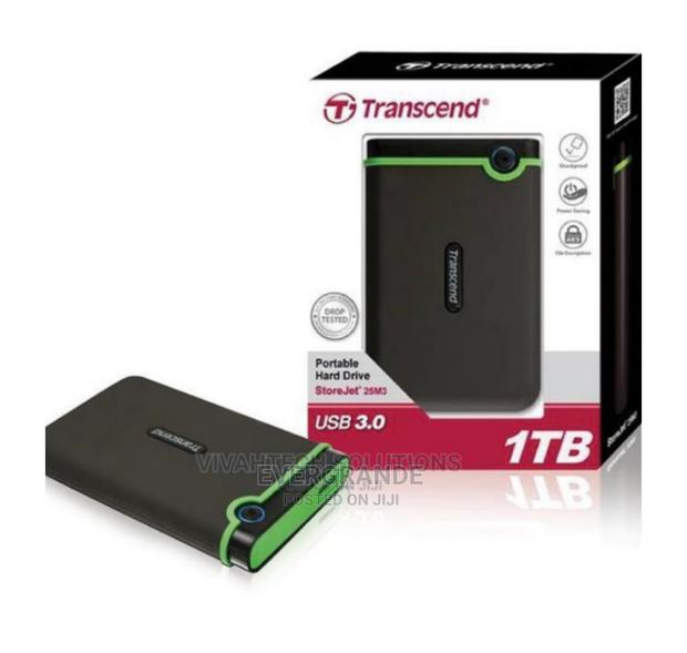 Affordable 1 Tb Transcend Harddisk - main view
