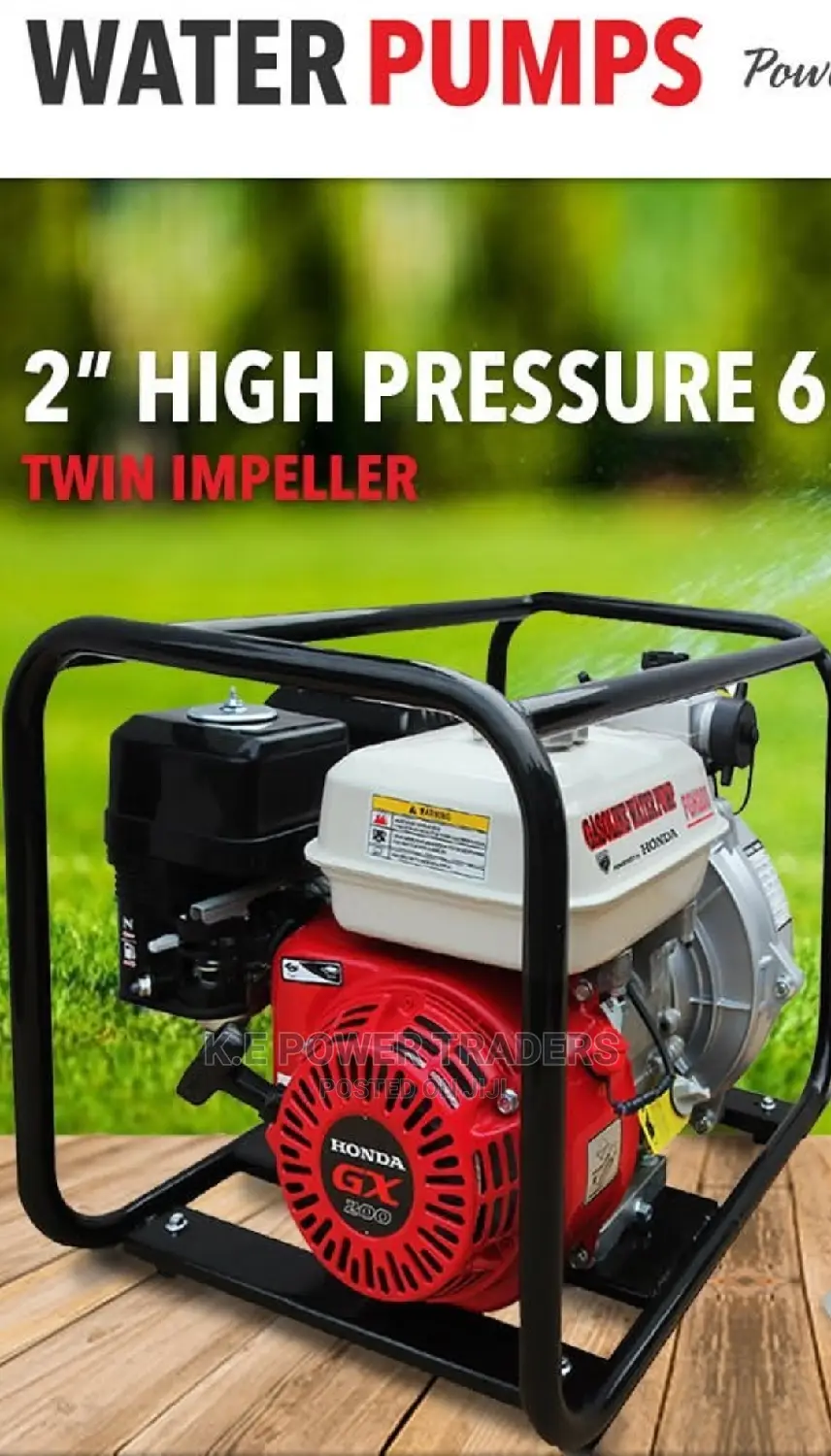Powered Heavy Duty 2 I Inch Water Pump