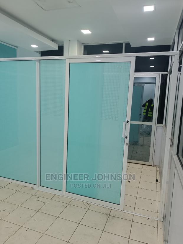 Tinted Glass Office Partitions - thumbnail 3