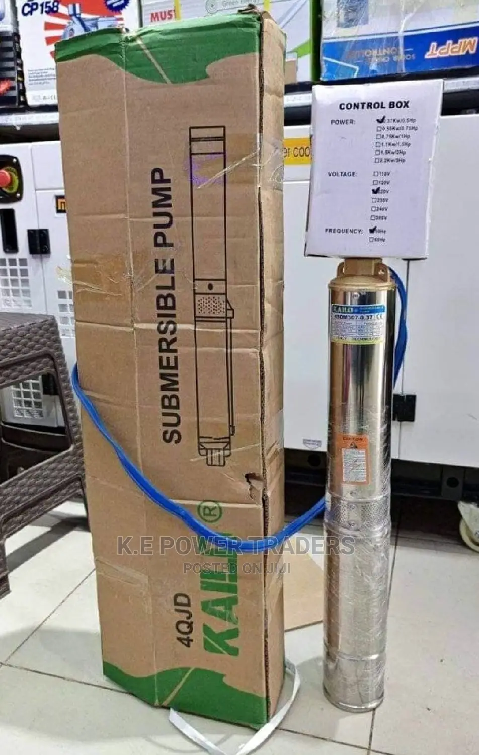 Improved Kailo 1.5hp Submersible Pump