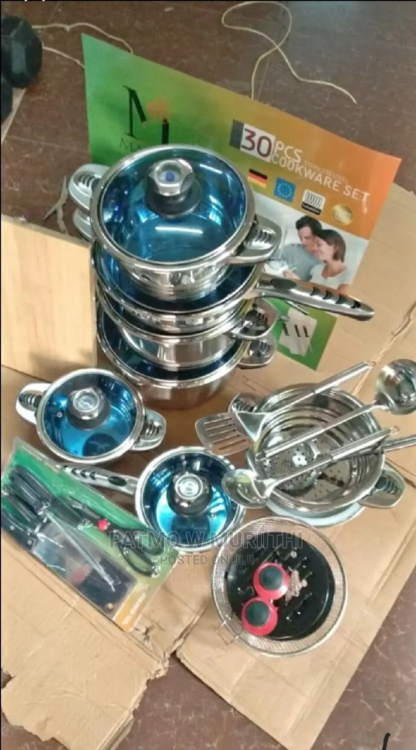 Marwa Stainless Steel Induction Cookware 30pcs