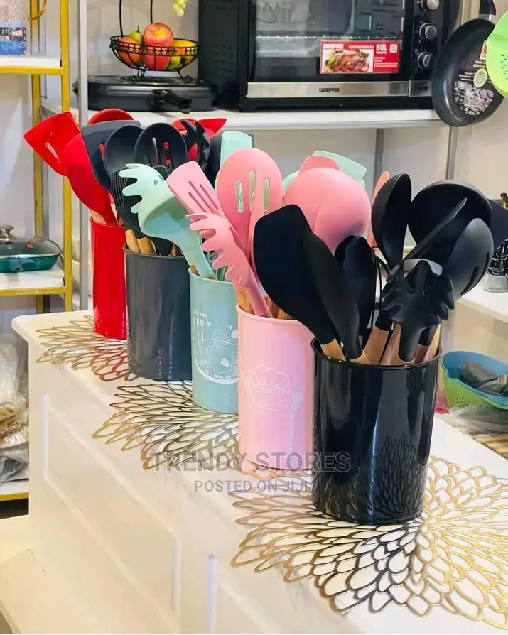 Set of 10pcs Silicon Spoon Set