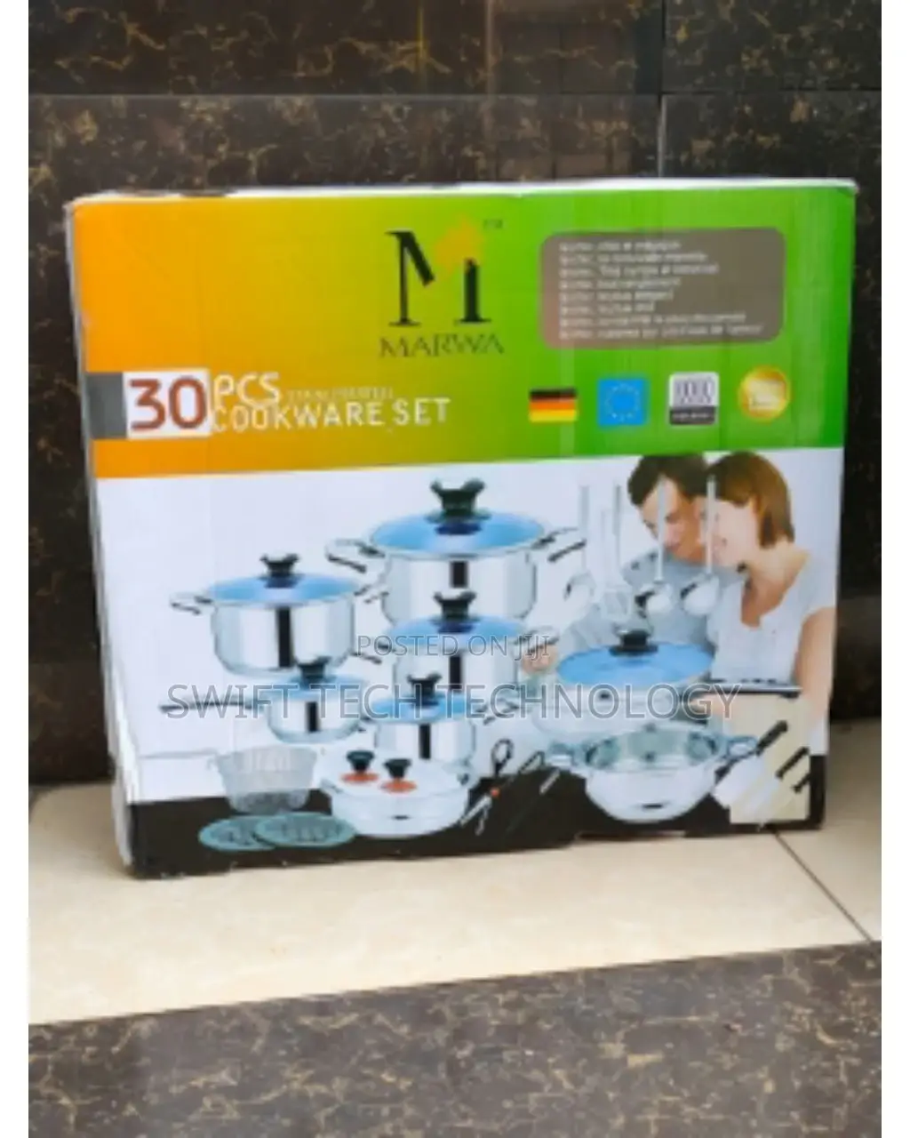 Marwa 30pcs Stainless Steel