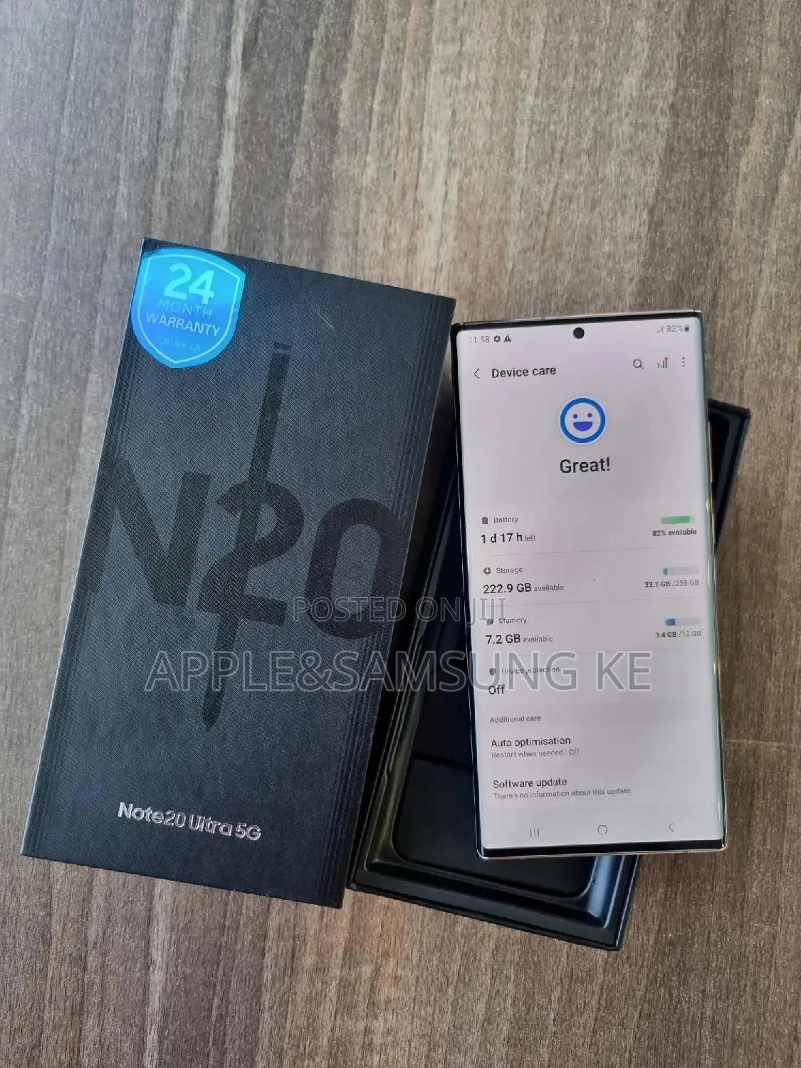 Samsung Galaxy Note 20 Ultra 5G 256 GB Gold