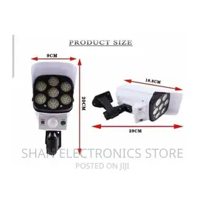 Solar Powered Dummy CCTV Monitoring Lights
