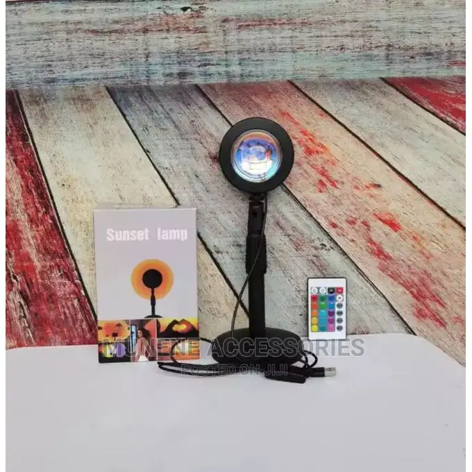 Remote Control Sunset Lamp Projector RGB Sunset Lamp 16color