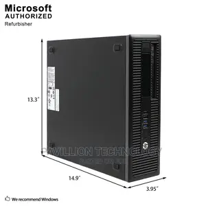 Desktop Computer HP EliteDesk 800 4GB Intel Core I3 HDD 500GB