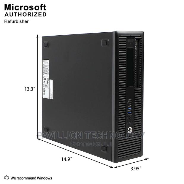 Desktop Computer HP EliteDesk 800 4GB Intel Core I3 HDD 500GB - thumbnail 2