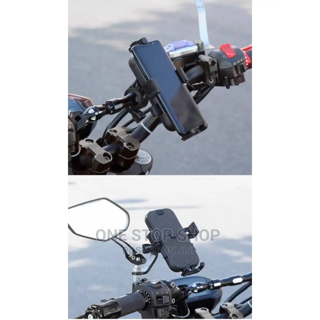 Motorcycle Phone Bracket Mount With Charging Usb Port