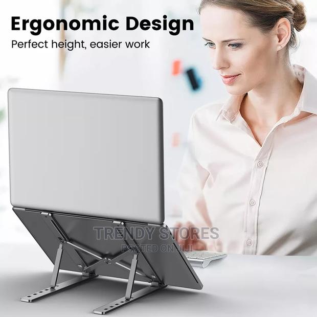Alluminium Laptop Stand Multi-Angle Adjustable Design - thumbnail 2