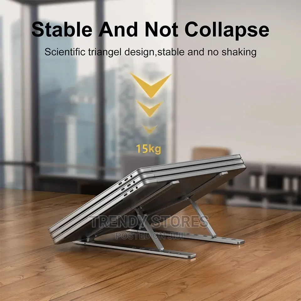 Alluminium Laptop Stand Multi-Angle Adjustable Design