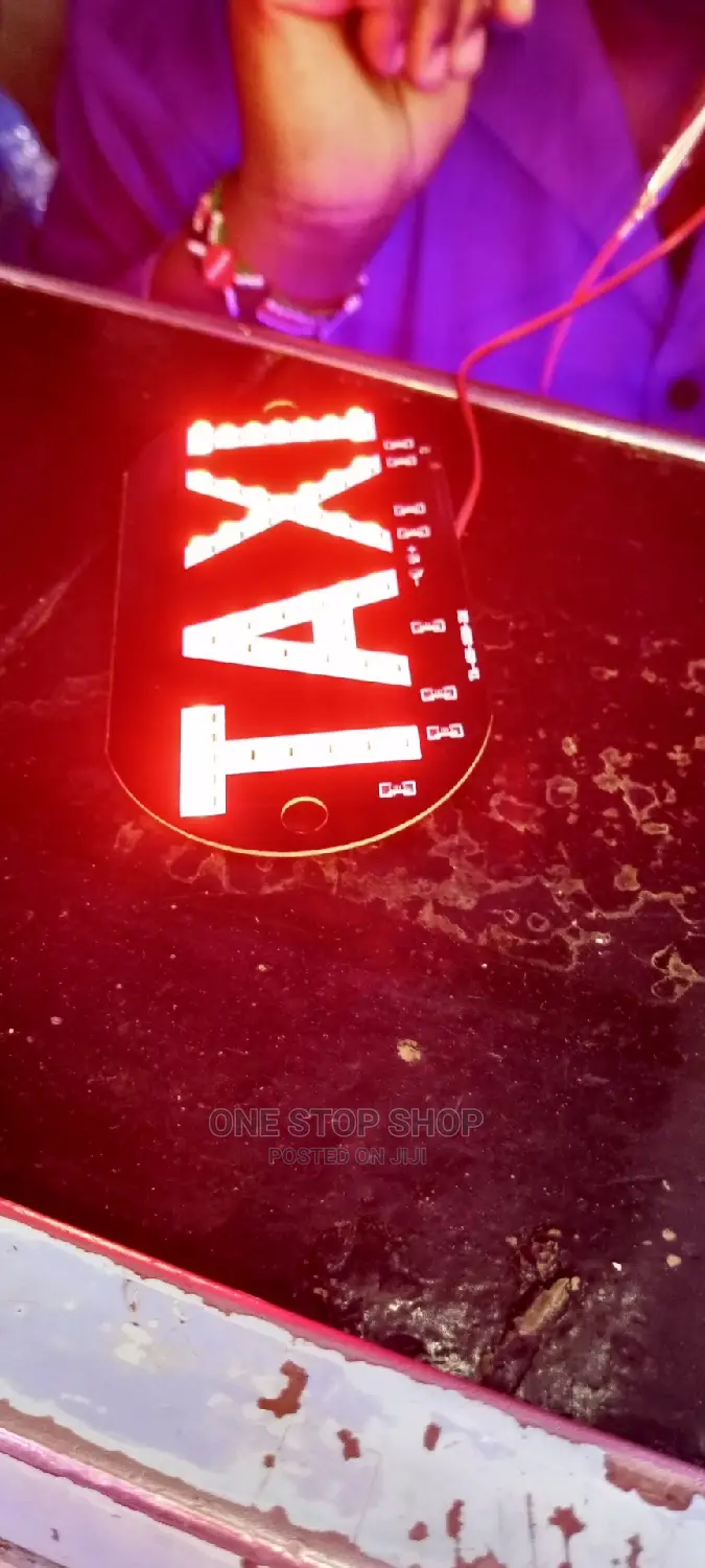 LED Taxi Sign (Blue,Red,Green)