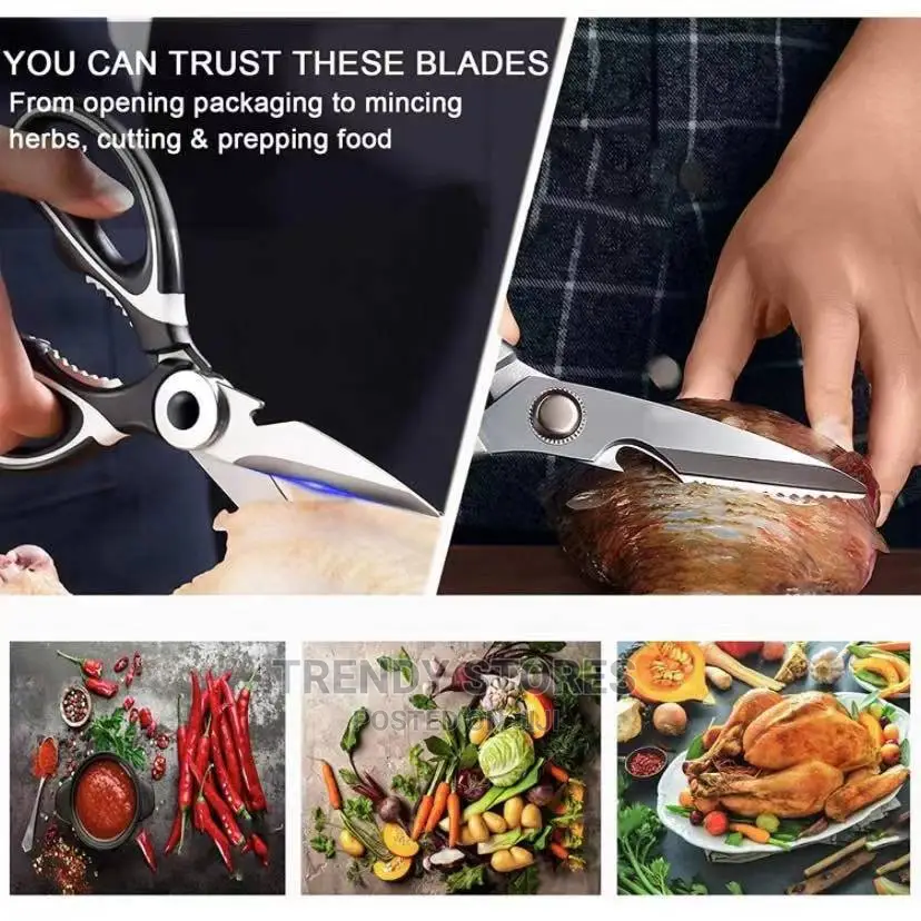 Kitchen Scissors Stainless Steel Ultra Sharp Shears