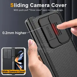 Samsung Z Fold 4 Case With Pen Holder Detachable, Case for Z