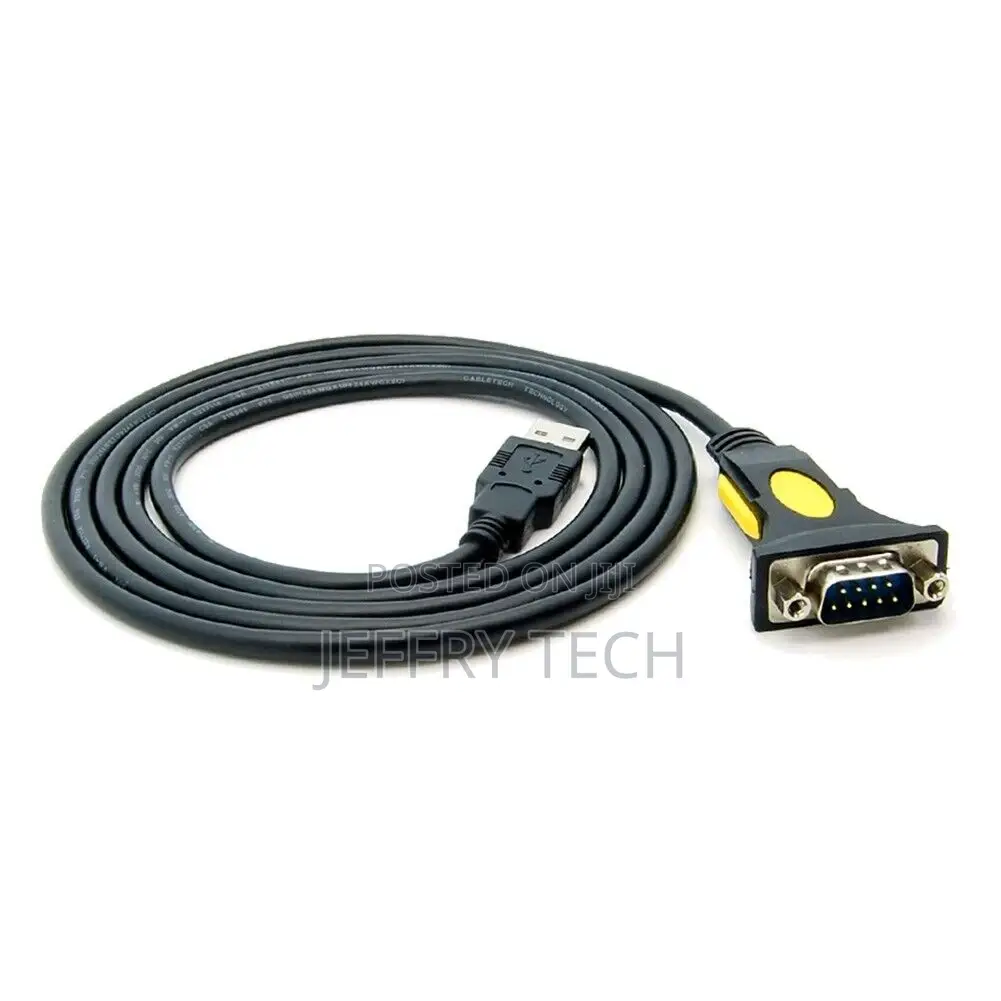 USB Type A To DB9 RS232 Serial Male Adapter Cable With Prol
