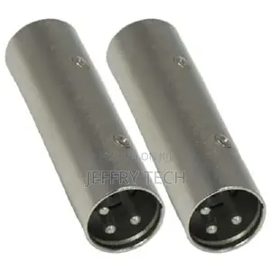 XLR 3-pin Male To Male Coupler Gender Changer Mic Microphone