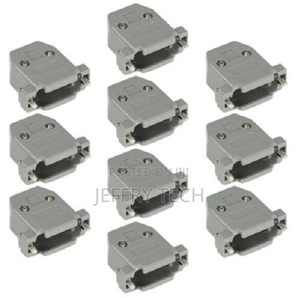 10pcs DB15 D-sub 15 Pin Plastic Hood Cover Shell Screw Type