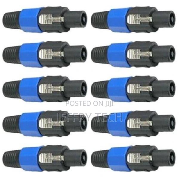 10x 4 Pole Speakon Male Connector Head Line Plug Audio Speak