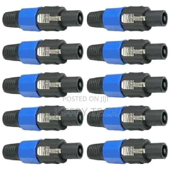 10x 4 Pole Speakon Male Connector Head Line Plug Audio Speak