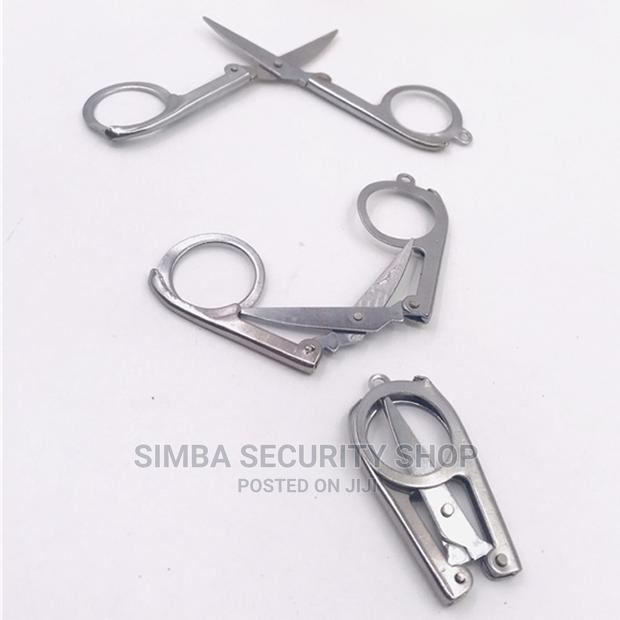 Mini Folding Scissor Pocket Craft Art Tailor Nurse Keychain - main view