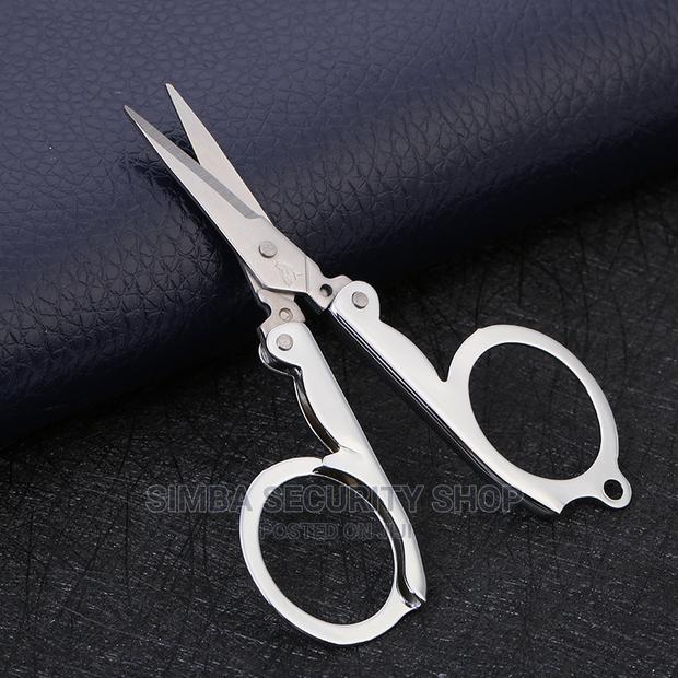 Mini Folding Scissor Pocket Craft Art Tailor Nurse Keychain - thumbnail 4