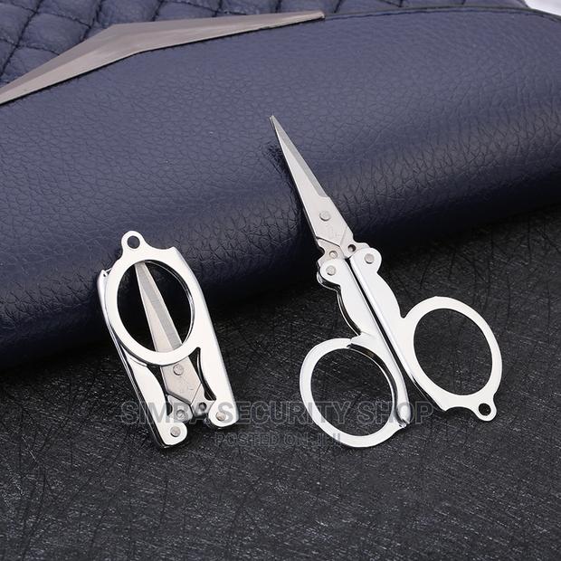 Mini Folding Scissor Pocket Craft Art Tailor Nurse Keychain - thumbnail 6