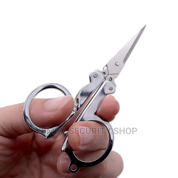 Mini Folding Scissor Pocket Craft Art Tailor Nurse Keychain - thumbnail 16
