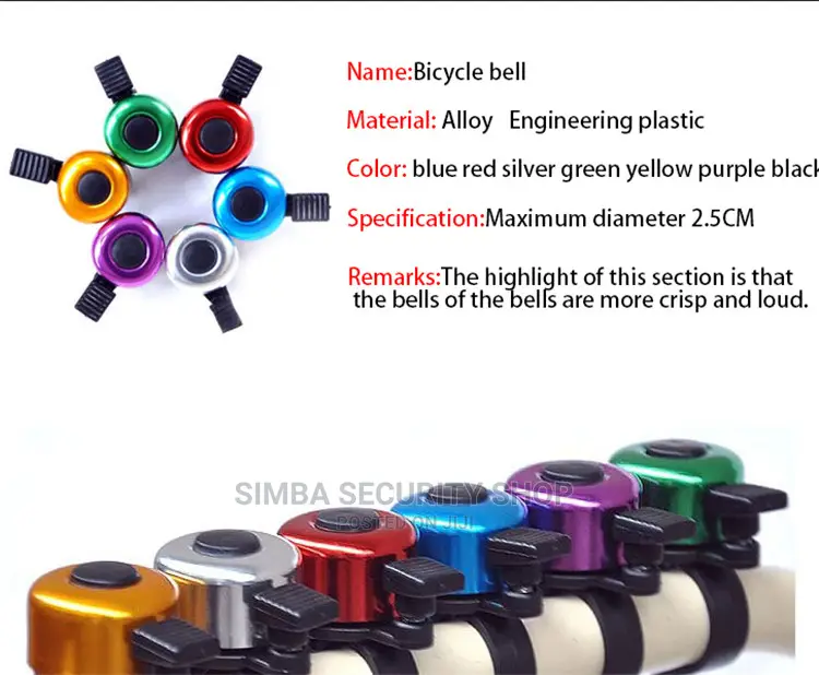 Bicycle Bell Scooter Bike Cycling Loud Scooter Alarm Alloy