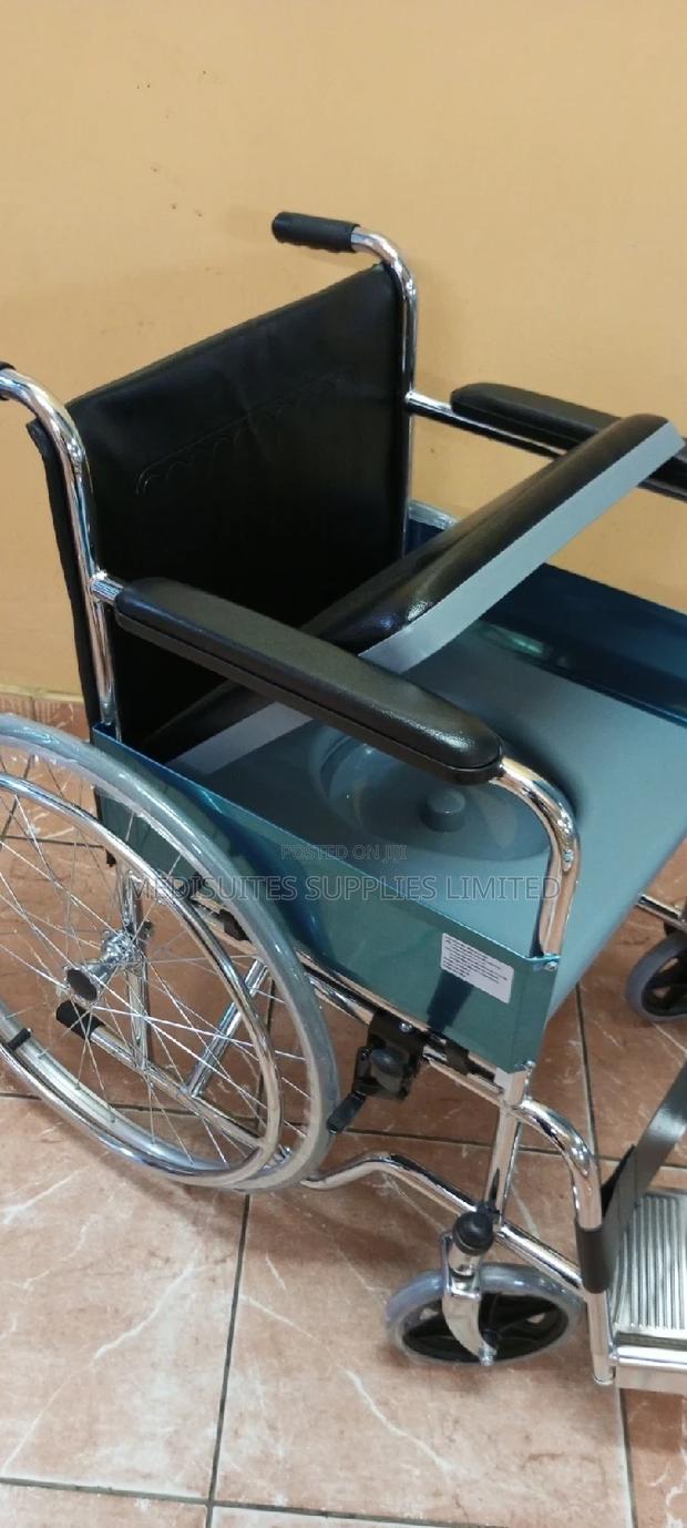 Wheelchair With Commode. . - main view