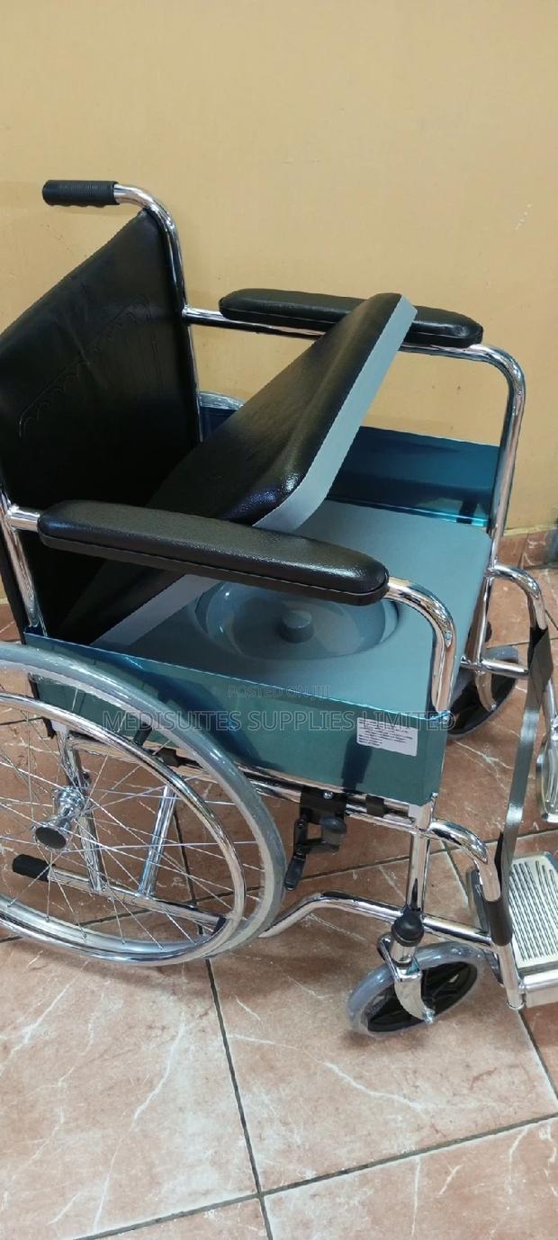 Wheelchair With Commode. . - thumbnail 2