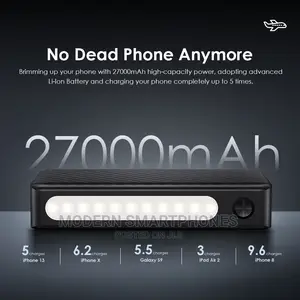 Oraimo Powerbank 27000mah 1yr Warranty
