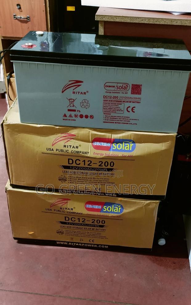 200ah Ritar Heavy Duty Backup Battery - thumbnail 2