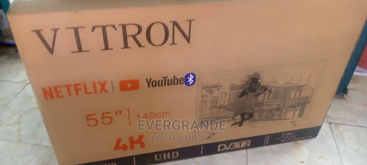 Brand New Vitron 55 Inches Smart Android 4 K.