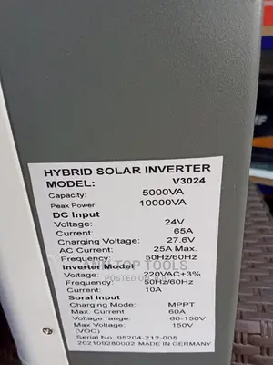 5 Kva Solarmax Hybrid Inverter