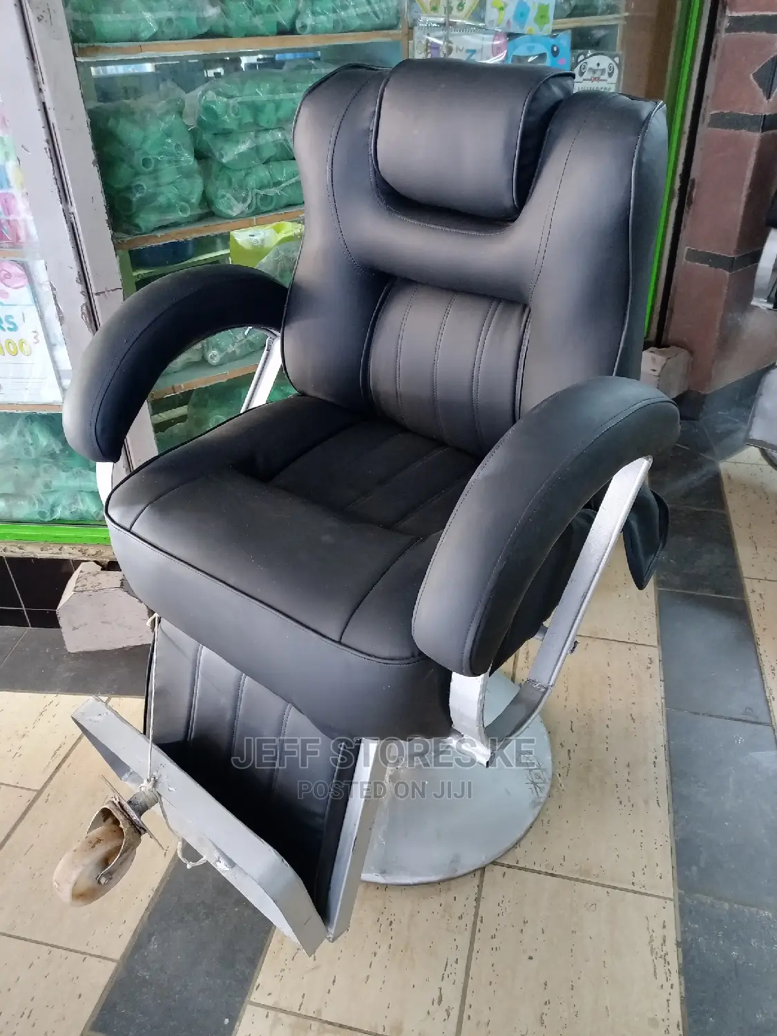 Local Made Black Barber Chair