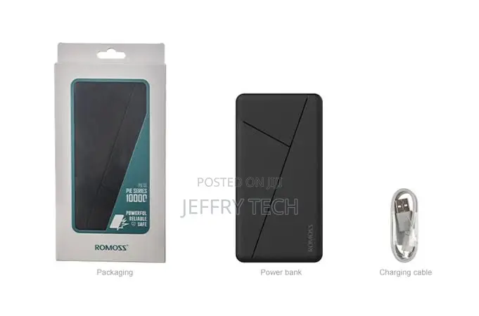 ROMOSS PIE 10 10000mah Power Bank Dual USB 2.1A Output