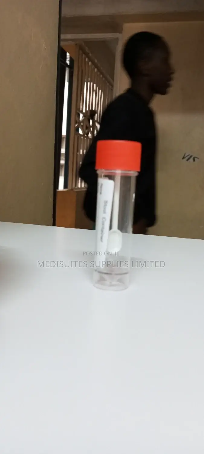 Stool Container With a Scoop