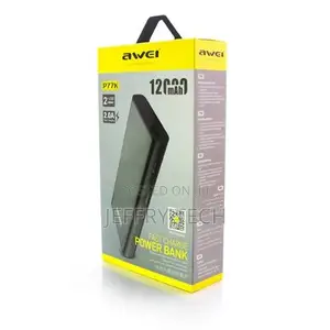 Awei – P77K – Powerbank 12000 Mah – 2 USB Ports