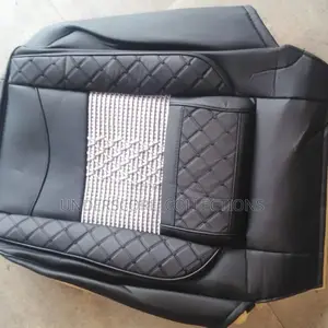 Black and Cream Universal Car Seat Covers